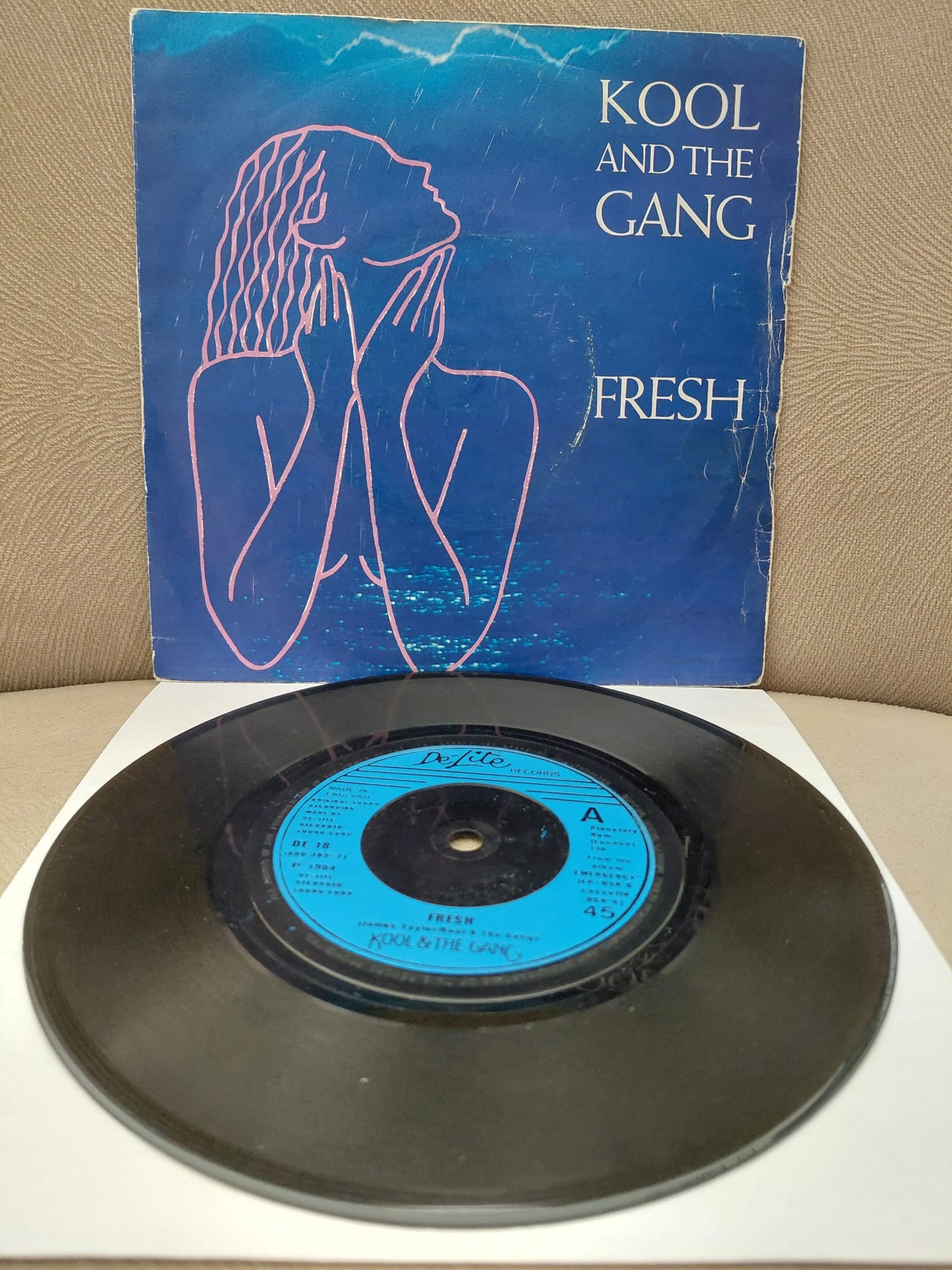 Kool And The Gang  –  Fresh - 1984  İngiltere Basım 45’lik  Plak
