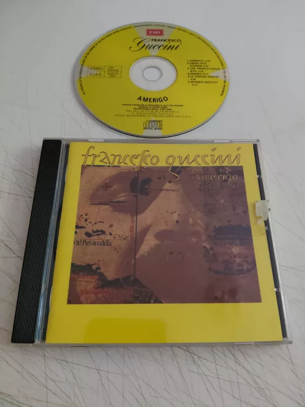 Francesco Guccini – Amerigo - İtalya Basım CD Albüm-2.el
