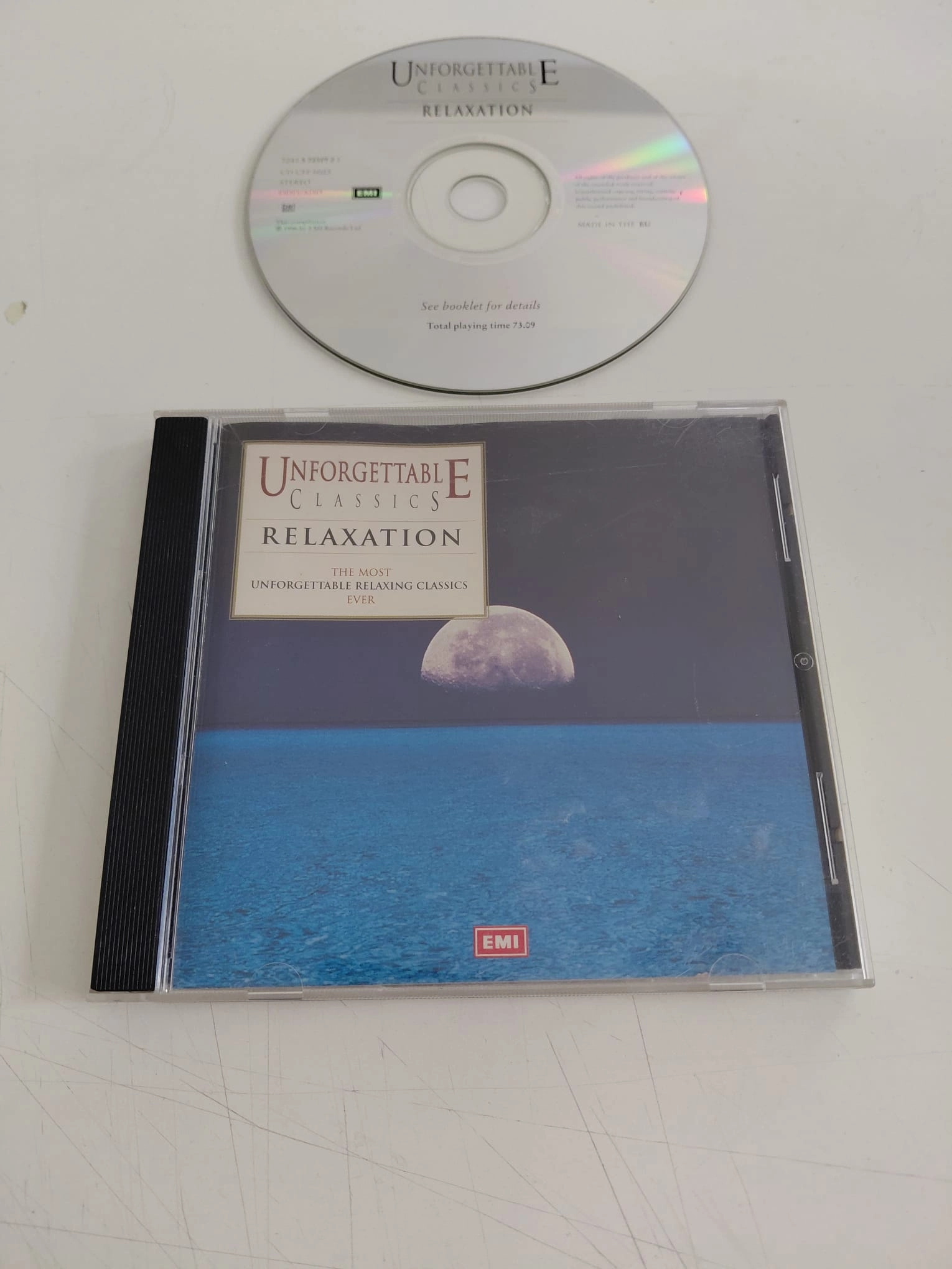 Unforgettable Classics (Satie ,Gluck...) - Relaxation- 1997  İngiltere Basım - CD Albüm-2.el