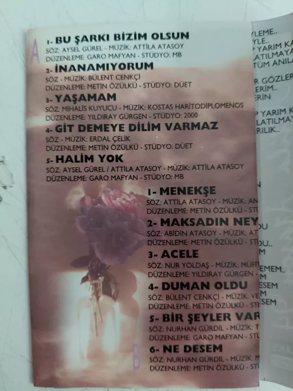 Atilla Atasoy –  Atilla Atasoy’94 - 1994 Almanya Basım  Kaset Albüm/ Destan Müzik-2.el