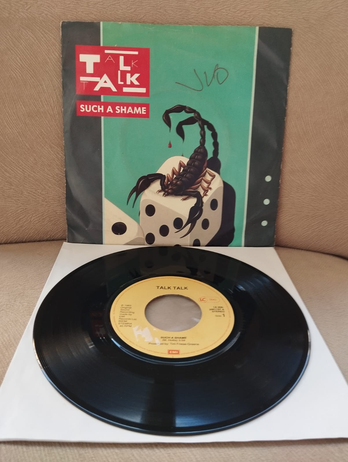 TALK TALK - Such A Shame - 1984 Hollanda Basım 45’lik Plak-2.el