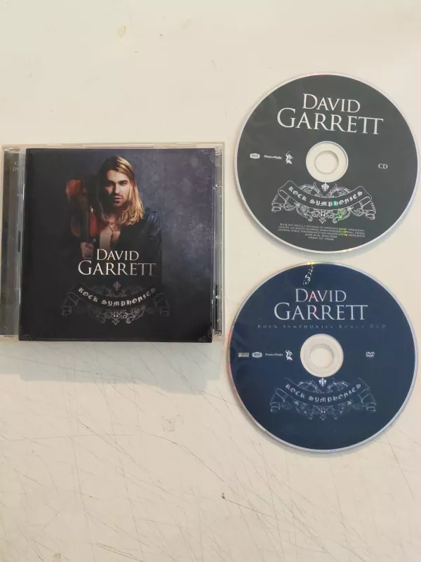 David Garrett – Rock Symphonies - 2011 EU Basım 2. El CD Albüm + DVD