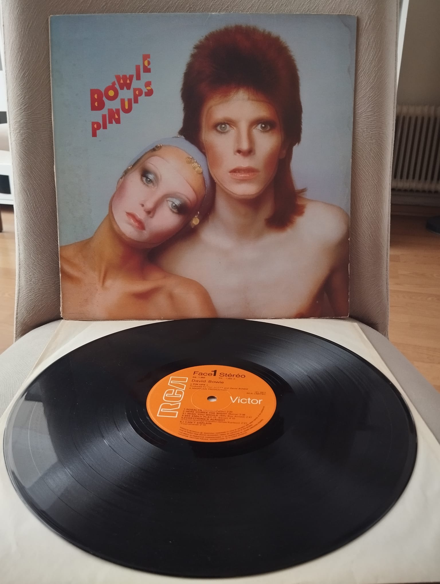 David Bowie - Pinups - 1973 Amerika Basım LP Plak -2.el