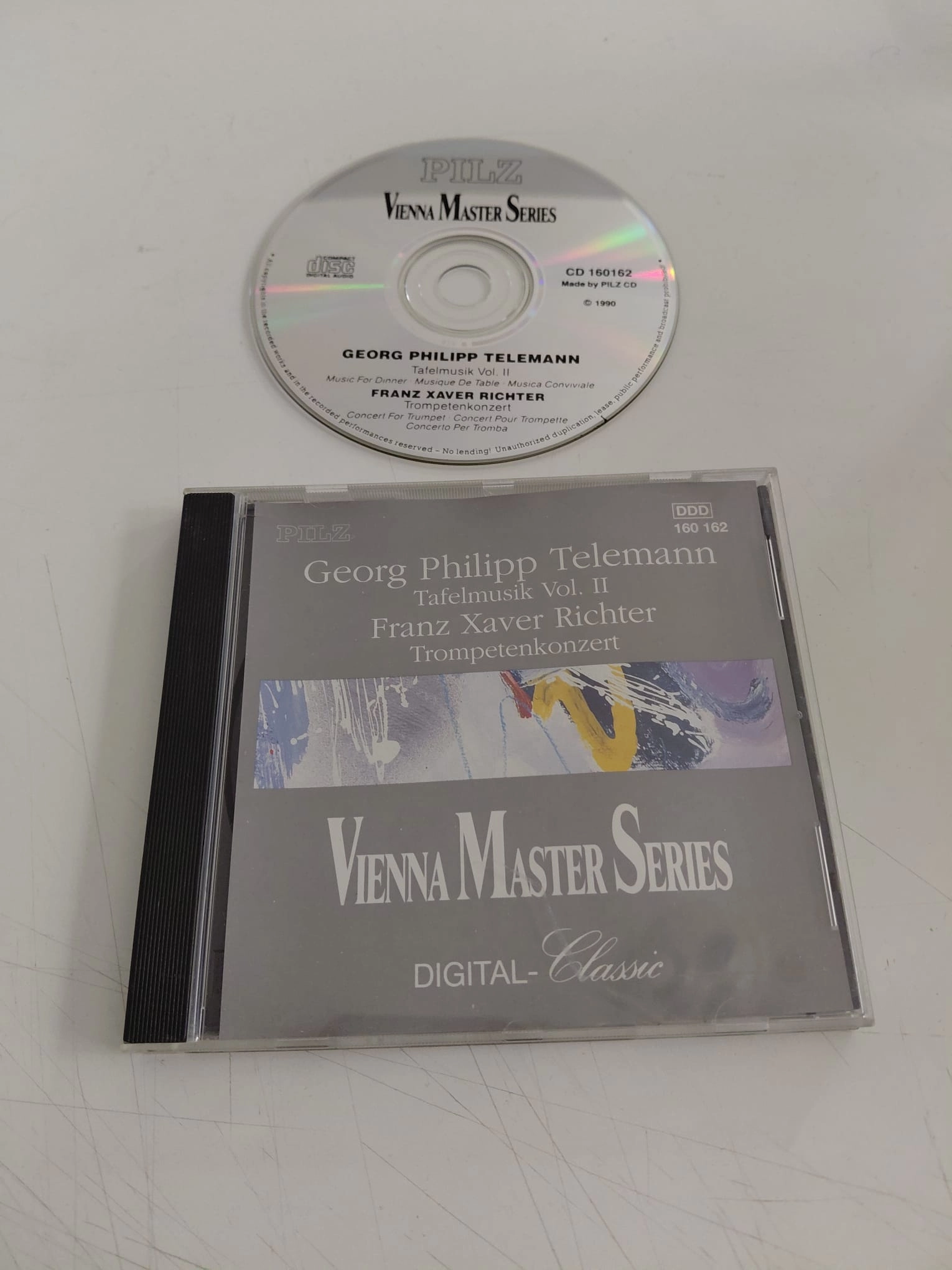 Georg Philipp Telemann / Franz Xaver Richter – Tafelmusik Vol. II - 1991 Almanya Basım CD -2.el