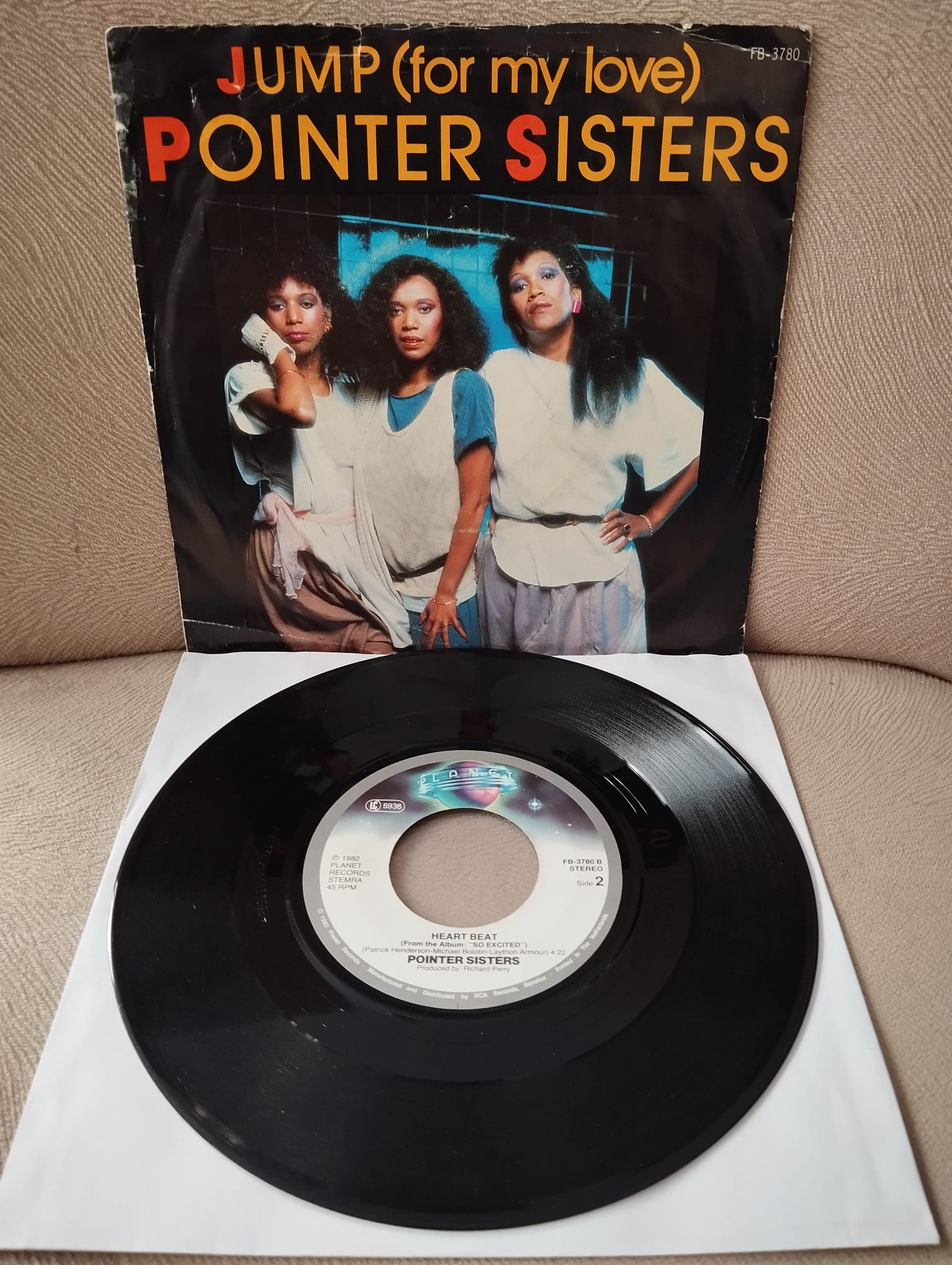 Pointer Sisters – Jump (For My Love) - 1983  Hollanda Basım 45lik Plak