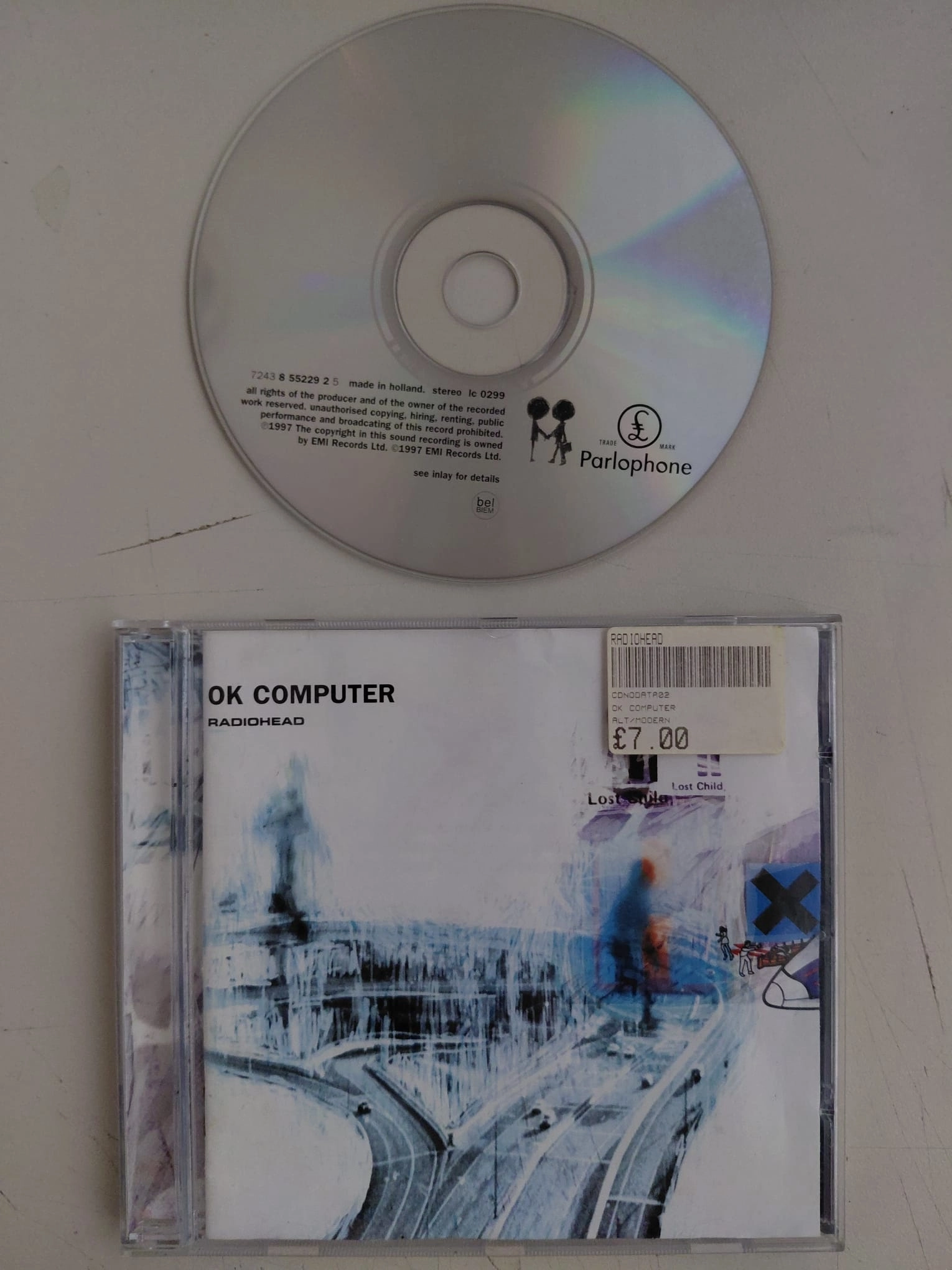 Radiohead – OK Computer - 1997 Hollanda Basım CD Albüm