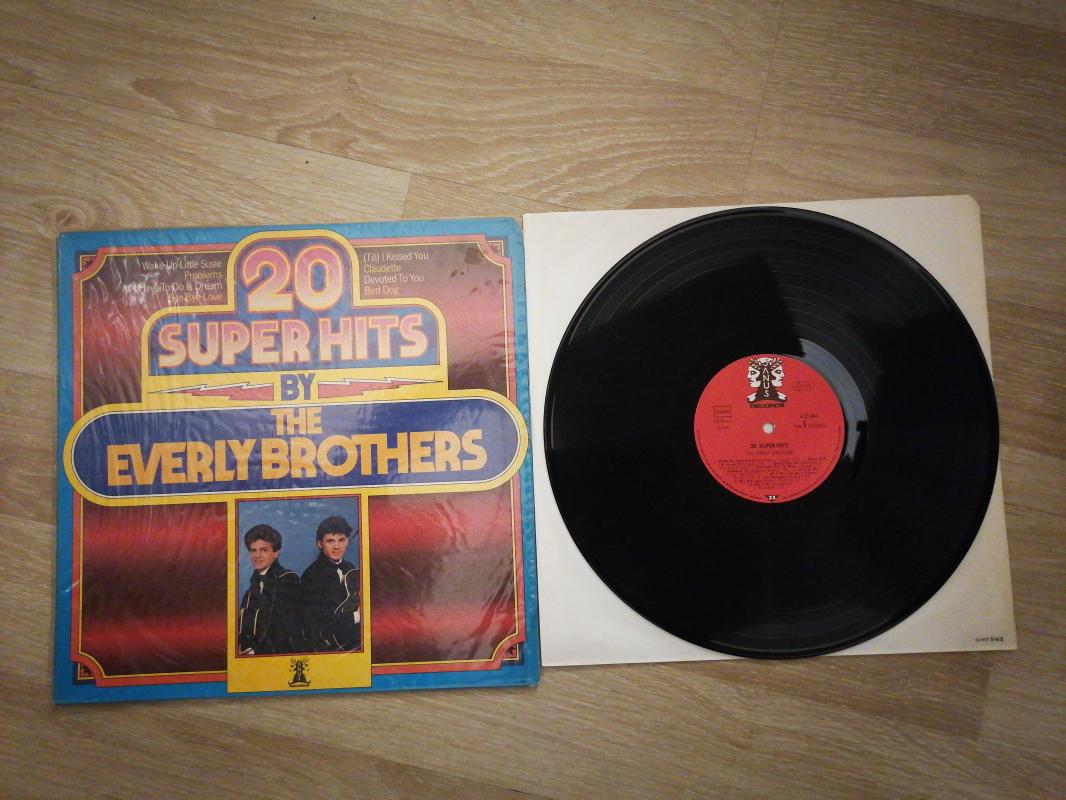 EVERLY BROTHERS - 20 SUPER HITS - 1978 ALMANYA BASIM 33 LÜK LP PLAK
