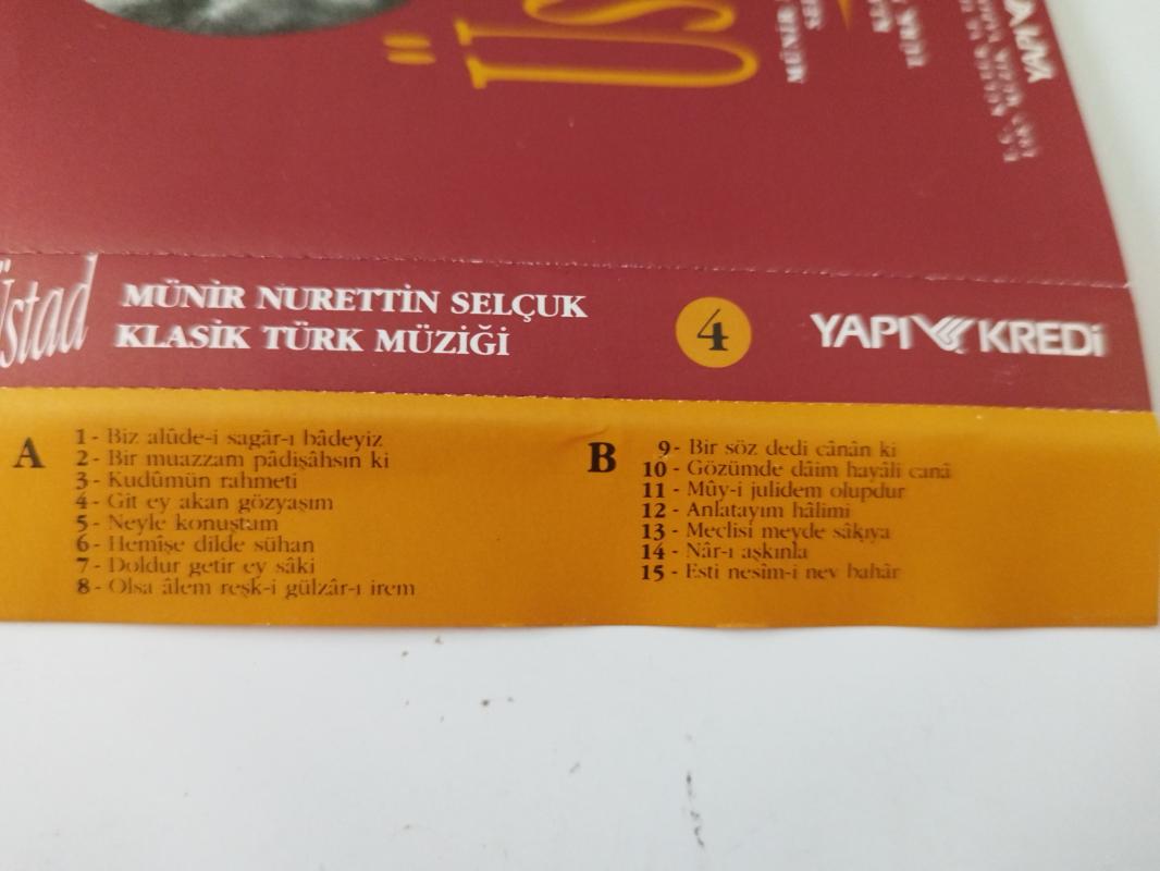 Münir Nurettin Selçuk-Klasik Türk Müziği 4 - 1994 Türkiye Basım Kaset