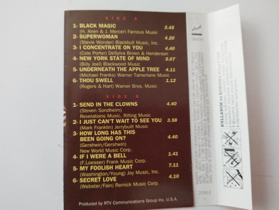 Carmen McRae - 1998 Türkiye Basım Kaset
