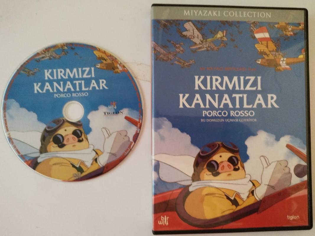 Kırmızı Kanatlar - Porco Rosso Bir Domuzun Uçması Gerekiyor  HAYAO MİYAZAKİ FİLMİ 2.El DVD Film