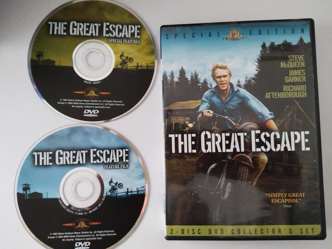 Büyük Firar / The Great Escape  - 1. Bölge -türkçe altyazısız - Sansürsüz 2. el DVD Film