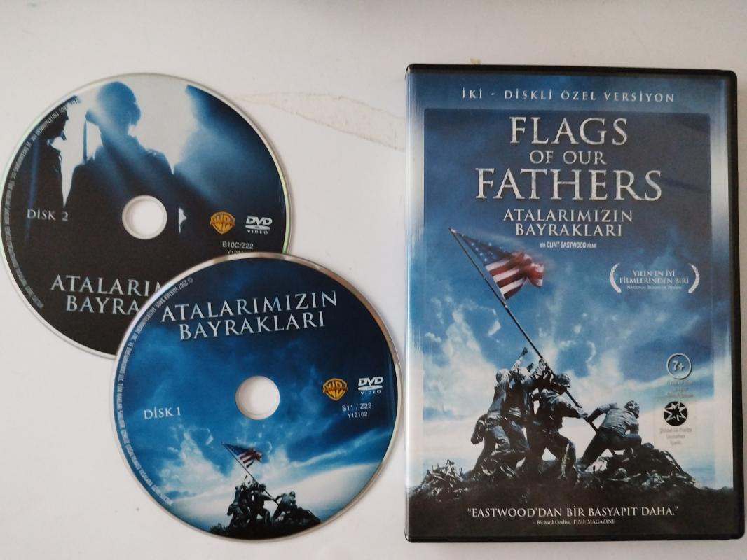 Atalarımızın  Bayrakları ( Flags Of Our Fathers ) - BİR CLINT EASTWOOD FİLMİ - 2 DİSKLİ ÖZEL VERSİYON - 126  DAKİKA + EXTRAS -TÜRKİYE BASIM DVD FİLM