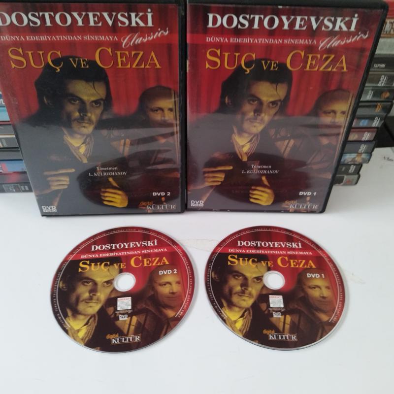 Suç Ve Ceza 2 X DVD Film (Goorgy Taratorkin,İnnokenti Smoktunovski) - 2. El  DVD Film