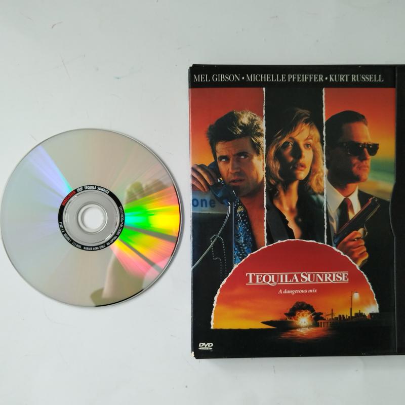 Tequila Sunrise -(Mel Gibson/Michhelle pfeiffer/Kurt Russel) - 1.Bölge -2. El DVD Film -Karton Kutu