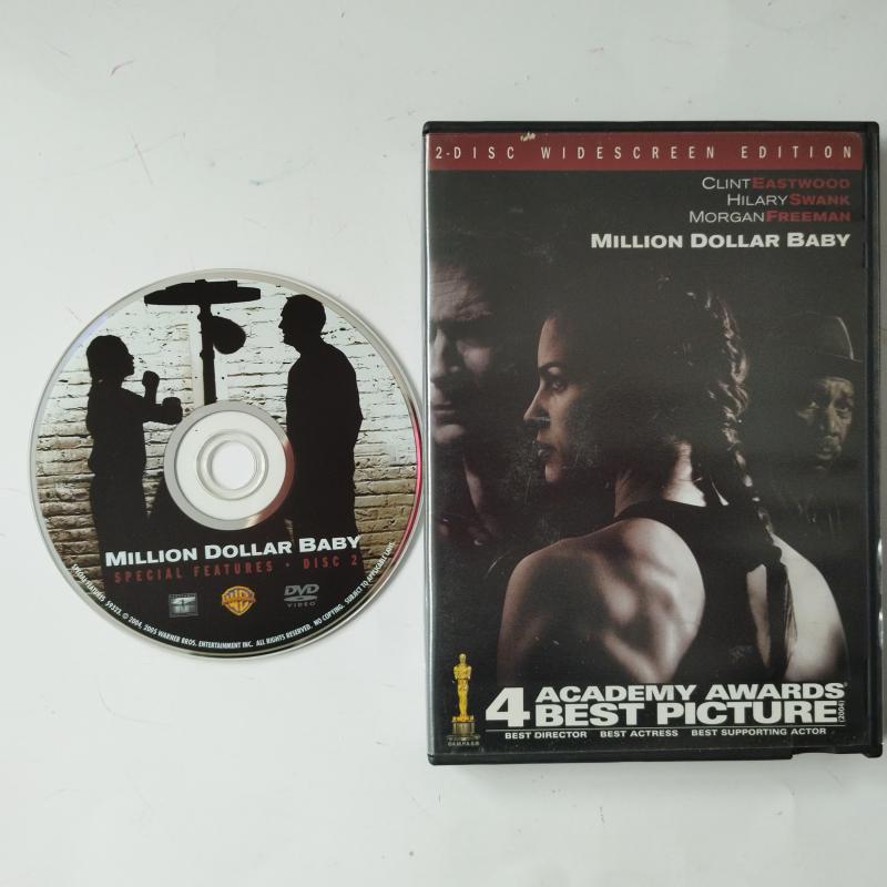 Mİllion Dollar Baby - (Clint Easwood /Morgan Freeman)- 1.Bölge yurtdışı Basım -2. El 2xDVD Film