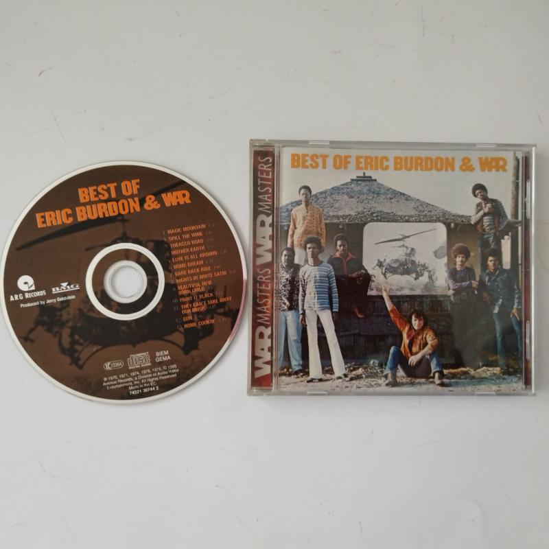 Eric Burdon & War ‎– Best Of Eric Burdon & War -1995 Avrupa Basım 2. El CD Albüm