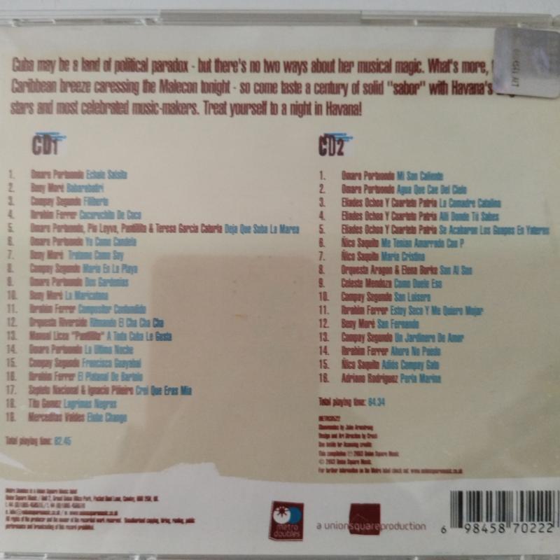  A Night In Havana: A Collection Of Cuba’s Coolest Music -2003 Avrupa Basım 2. El 2xCD Albüm