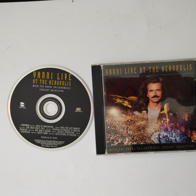 Yanni – Live At The Acropolis - 1994 Kanada Basım 2. El CD Albüm