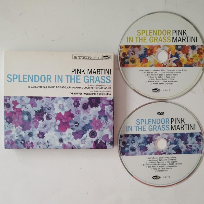 Pink Martini – Splendor In The Grass - 2009Fransa Basım 2. El CD & DVD Albüm( Digipak/Karton Kapak)