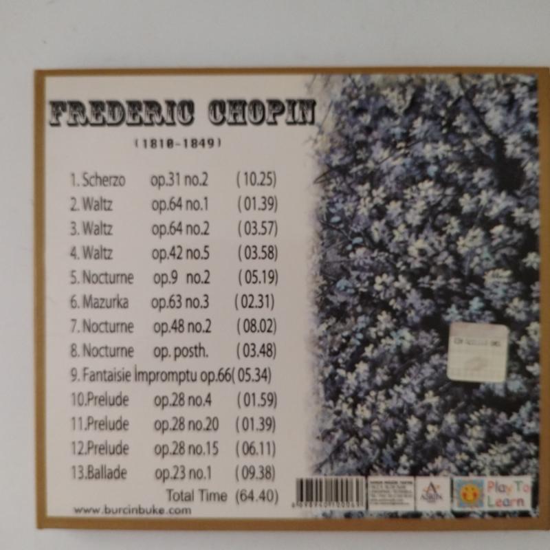 Burçin Büke  / Frederic Chopin  - Türkiye  Basım  2. El CD (imzalı digipak albüm)