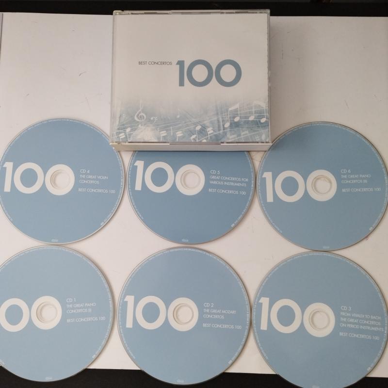 Best Concertos  100  -  2008 Avrupa  Basım  2. El Kitapçıklı  6XCD  Box