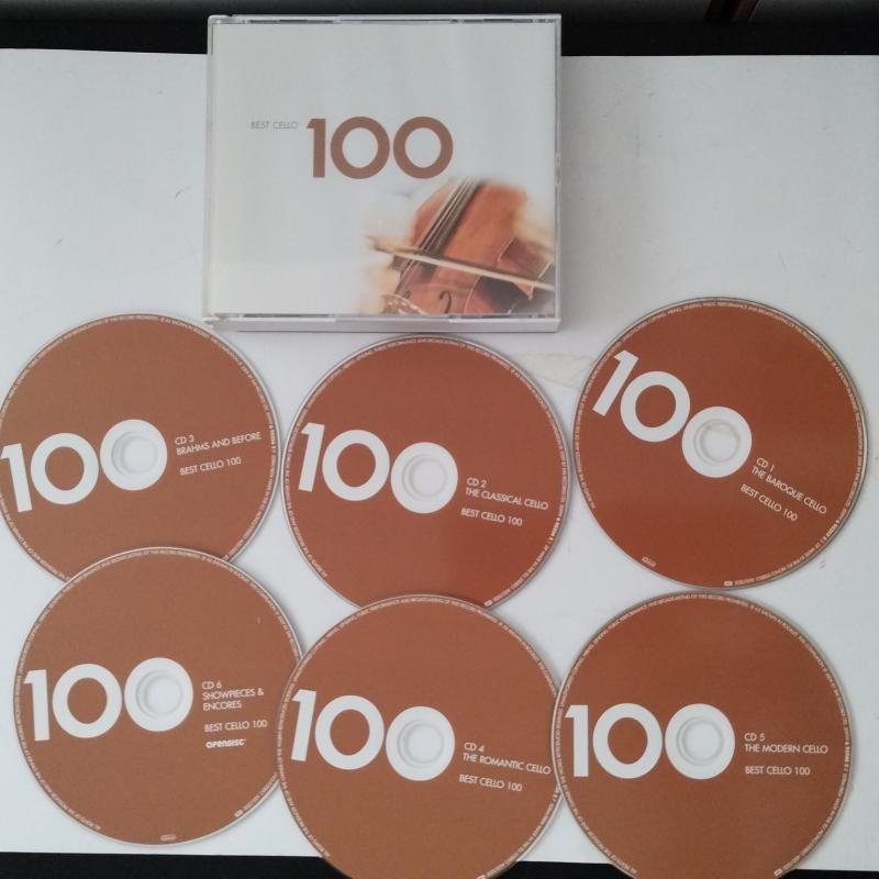 Best Cello 100  -  2009 Avrupa  Basım  2. El Kitapçıklı  6XCD  Box