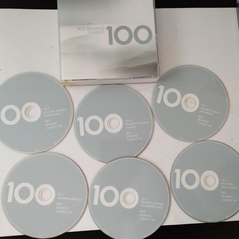 Best Relaxing Classics 100  -  2007 Avrupa  Basım  2. El Kitapçıklı 6XCD Box