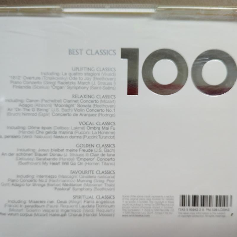 Best Classics 100  -  2004 Avrupa  Basım  2. El Kitapçıklı 6XCD  Box