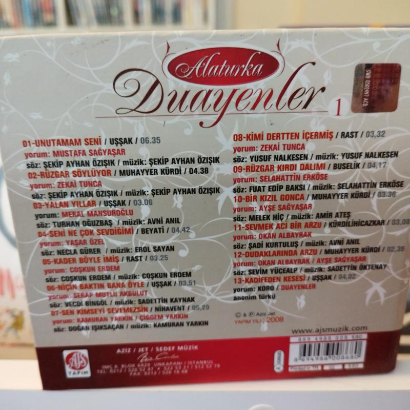 Alaturka Duayenler1 - 2008  Basım 2. El Kitapçıklı CD  Albüm