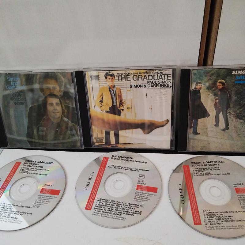 Simon & Garfunkel ‎– Sounds Of Silence / The Graduate / Bridge Over Troubled Water - 2.El 3XCD Box 