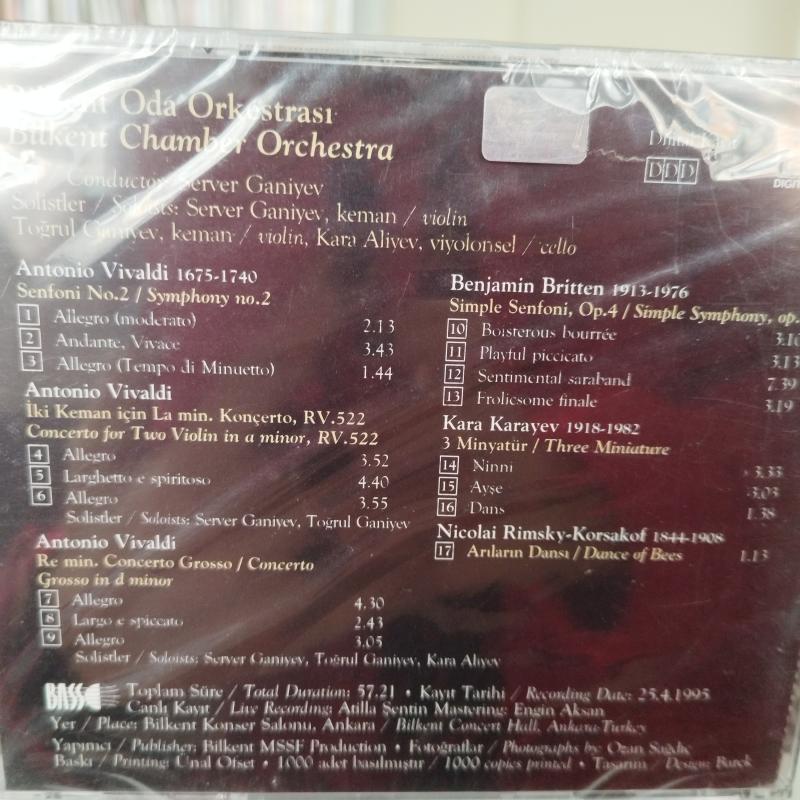 Bilkent Oda Orkestrası / Basso Ev Konserleri  - Türkiye Basım 2. El  CD  Albüm /Ambalajlıdır