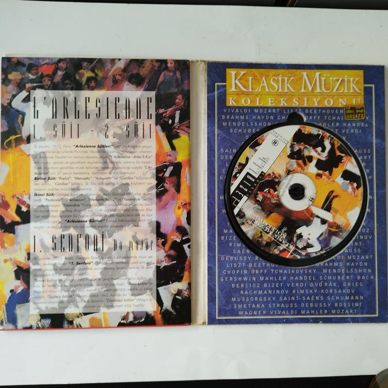 Georges Bizet / Klasik Müzik Koleksiyonu-18 – Türkiye Basım - 2. El CD Albüm+Kitapcık