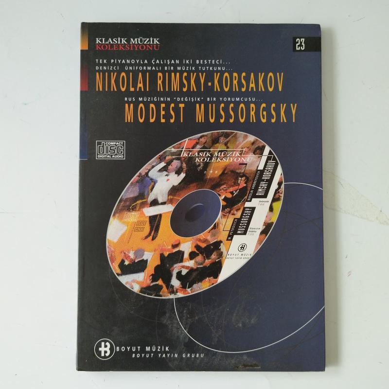 Nikolai Rimsky - Korsakov / Modest Mussorgsky-23    – Türkiye Basım -  2. El  CD Albüm+Kitapcık
