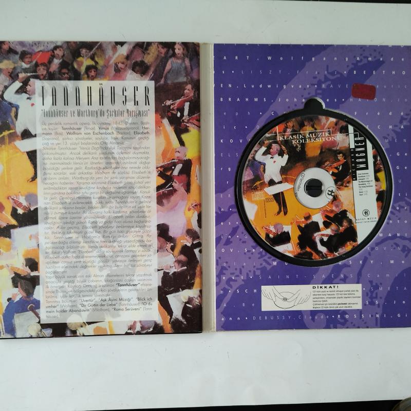 Richard Wagner  / Klasik Müzik Koleksiyonu-30   – Türkiye Basım -  2. El  CD Albüm+Kitapcık