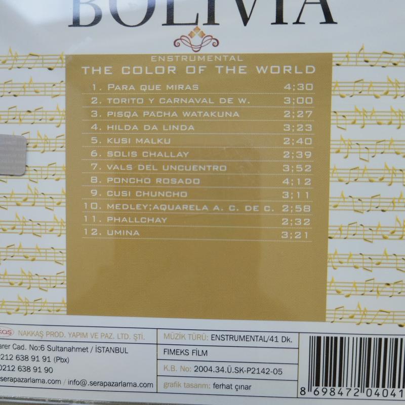 Dünya Müzikleri  / Bolivia   / Joselito Averes –   2004 Türkiye Basım  -  2. El  CD  Albüm