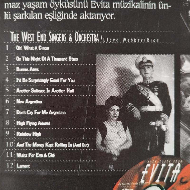 Evita –   Türkiye Basım  -  2. El  CD  Kitap Albüm