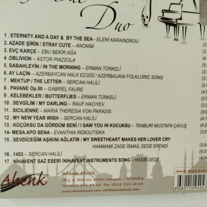 Erman Türkeli & Sercan Halili / İstanbul Duo –   2011  Türkiye Basım  -  2. El  CD  Albüm