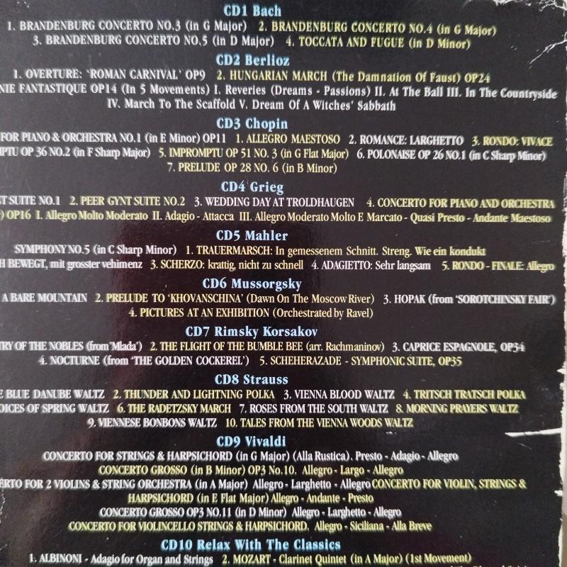 Spectacular Classics Set 1 -   2003 İngiltere  Basım - 2. El  10xCD Box Albüm