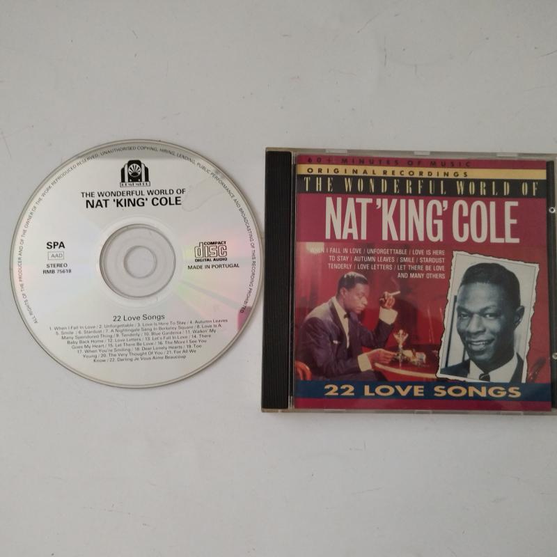 The Wonderful World Of Nat ’King’ Cole - 22 Love Songs - 1991 Portekiz Basım - 2. El CD Albüm