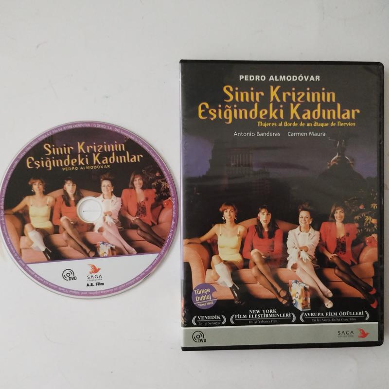 Sinir Krizinin Eşiğindeki Kadınlar / Pedro Almodovar - 2. El  DVD Film /Türkçe Dublajlı