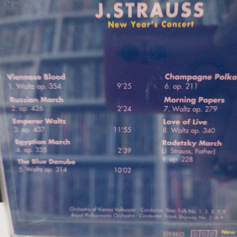J. Strauss / New year’s Concert  - İsviçre  Basım - 2. El CD Albüm