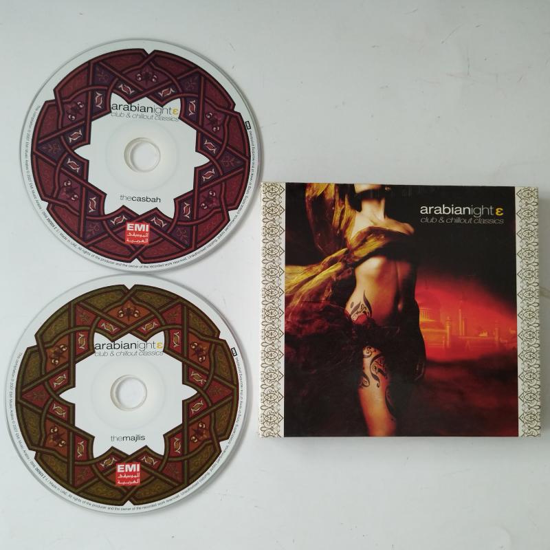 Arabianight 3 - Club & Chillout Classics   -  2007 Birleşik Arap Emirlikleri  Basım - 2. El 2xCD 