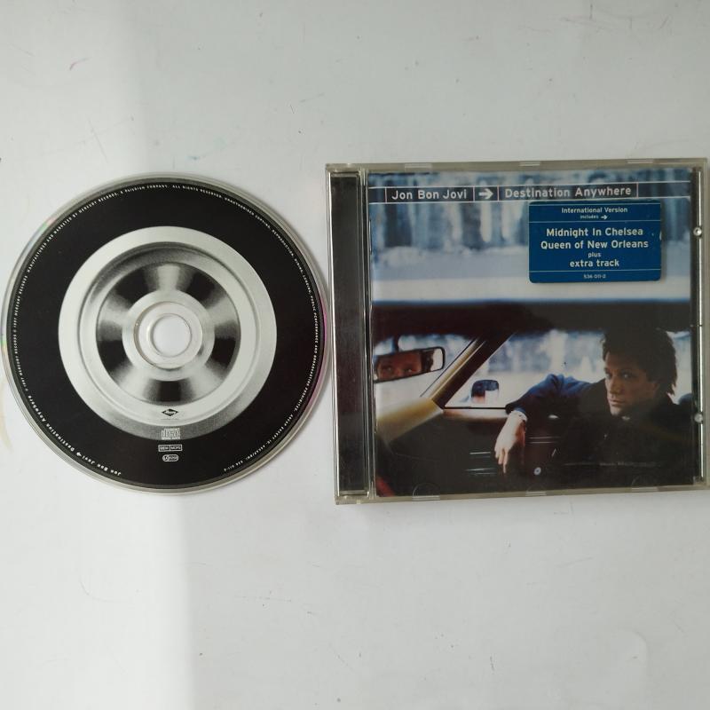 Jon Bon Jovi – Destination Anywhere - 1997 Avrupa Basım - 2. El CD Albüm