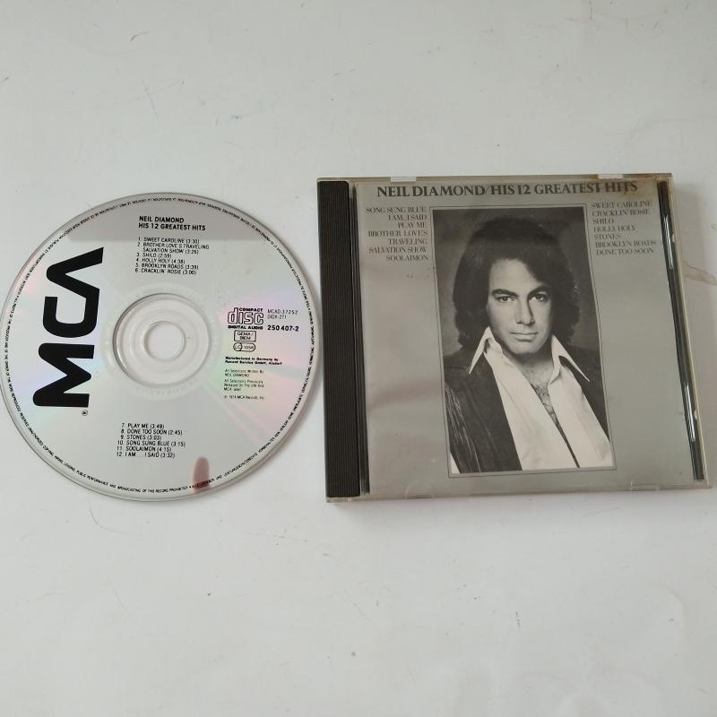 Neil Diamond / His 12 Greatest Hits - Almanya Basım - 2. El CD Albüm