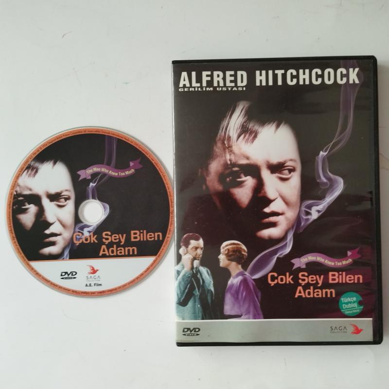 Alfred Hitchcock  / Çok Şey Bilen Adam (The Man Who Knew Too Much ) - 2. El  DVD Film (siyah beyaz)