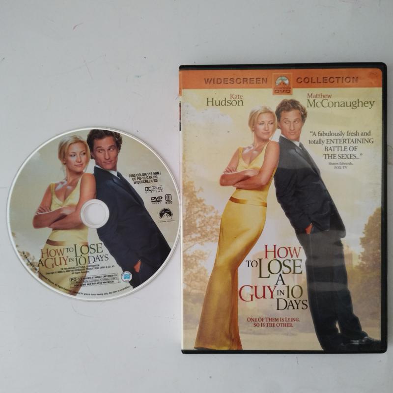 How To Lose a  Guy İn 10 Days / Kate Hudson - Matthew Mcconaughey - 2. El  DVD Film- BİRİNCİ BÖLGE