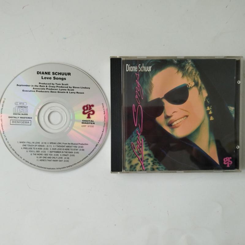 Diane Schuur – Love Songs - 1993 Fransa Basım - 2. El CD Albüm