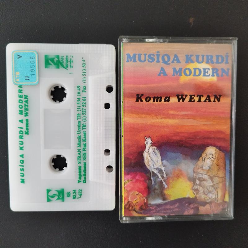 Koma Wetan ‎– Musiqa Kurdi A Modern –   1993 Türkiye Basım  Kaset Albüm