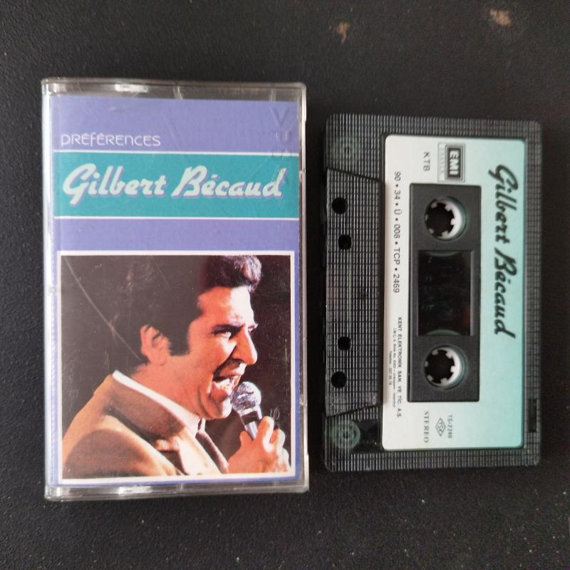 Gilbert Bécaud  /  preferences  –    1990 Türkiye Basım  Kaset