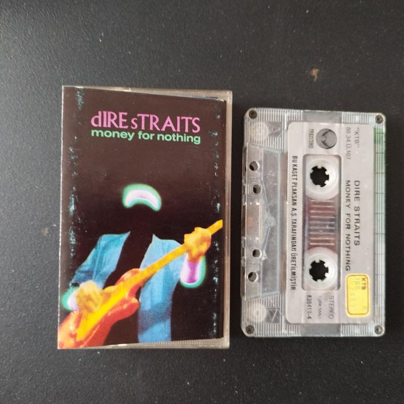 Dire Straits – Money For Nothing – 1988 Türkiye Basım Kaset / Kağıt baskı